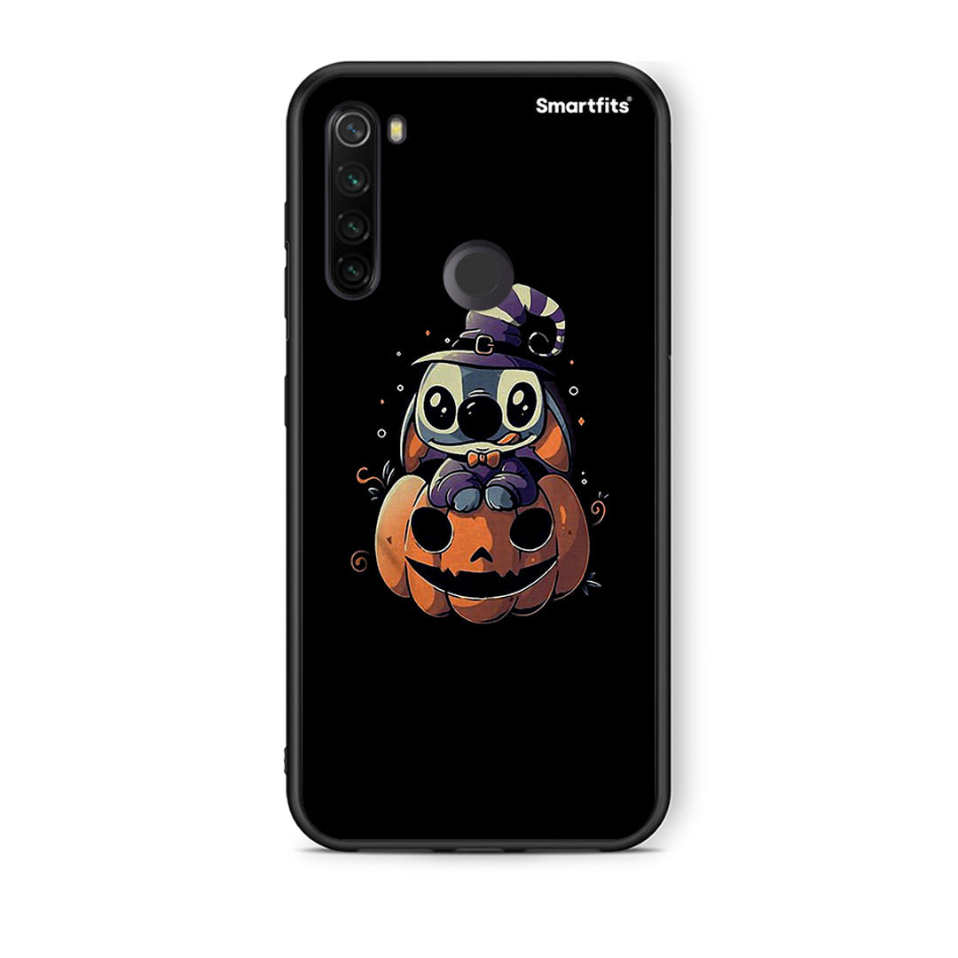 Xiaomi Redmi Note 8T Halloween Stitch θήκη από τη Smartfits με σχέδιο στο πίσω μέρος και μαύρο περίβλημα | Smartphone case with colorful back and black bezels by Smartfits