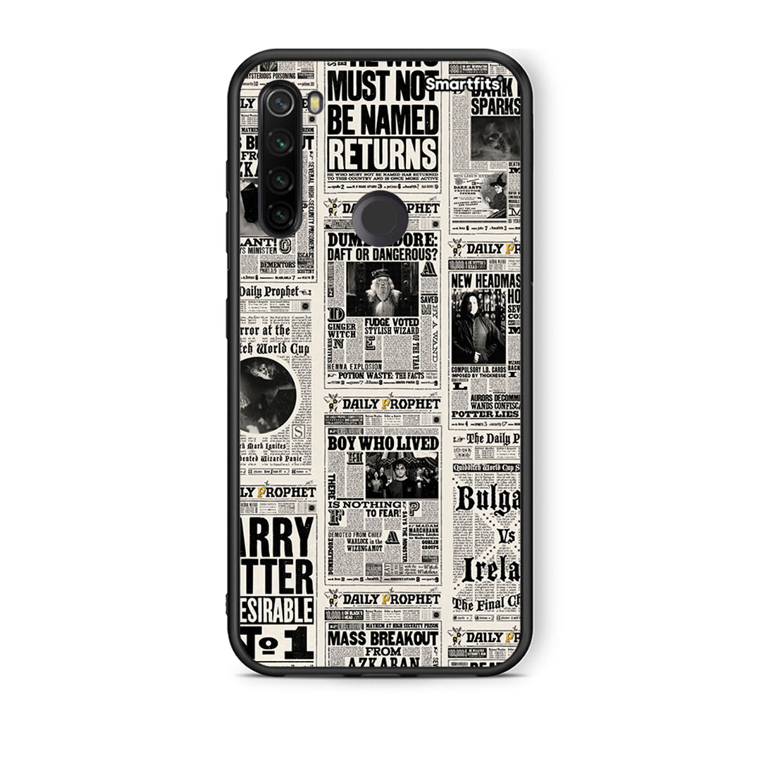 Xiaomi Redmi Note 8T Harry Paper θήκη από τη Smartfits με σχέδιο στο πίσω μέρος και μαύρο περίβλημα | Smartphone case with colorful back and black bezels by Smartfits