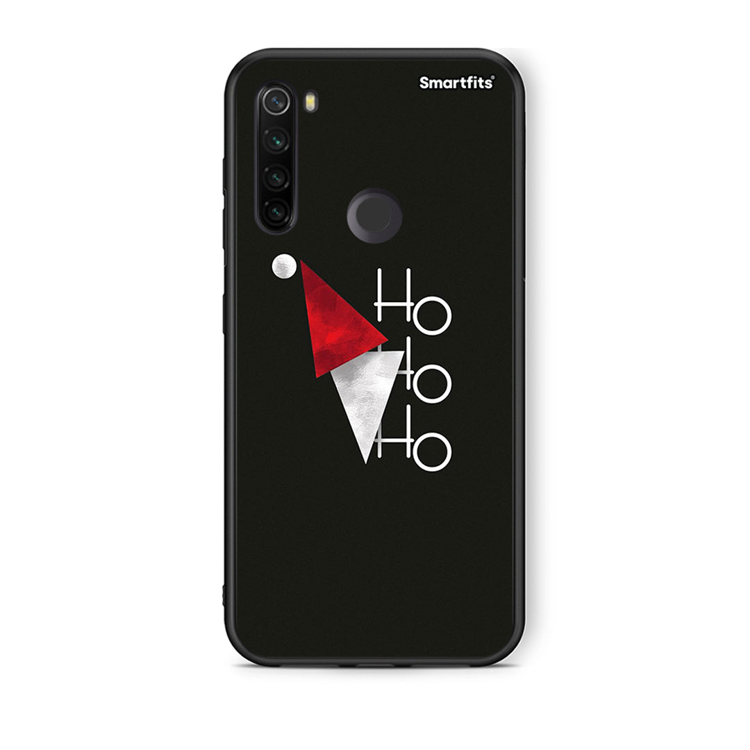 Xiaomi Redmi Note 8T Minimal Christmas θήκη από τη Smartfits με σχέδιο στο πίσω μέρος και μαύρο περίβλημα | Smartphone case with colorful back and black bezels by Smartfits
