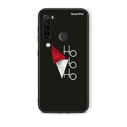 Xiaomi Redmi Note 8T Minimal Christmas θήκη από τη Smartfits με σχέδιο στο πίσω μέρος και μαύρο περίβλημα | Smartphone case with colorful back and black bezels by Smartfits