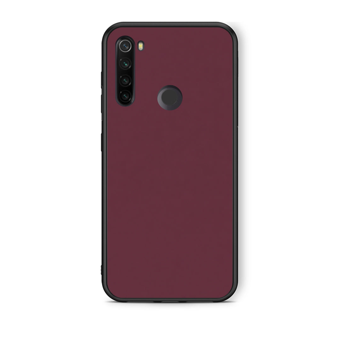 Θήκη Xiaomi Redmi Note 8T Muted Burgundy από τη Smartfits με σχέδιο στο πίσω μέρος και μαύρο περίβλημα | Xiaomi Redmi Note 8T Muted Burgundy case with colorful back and black bezels