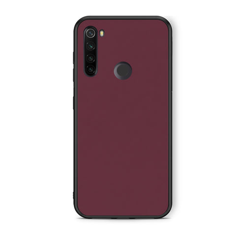 Θήκη Xiaomi Redmi Note 8T Muted Burgundy από τη Smartfits με σχέδιο στο πίσω μέρος και μαύρο περίβλημα | Xiaomi Redmi Note 8T Muted Burgundy case with colorful back and black bezels