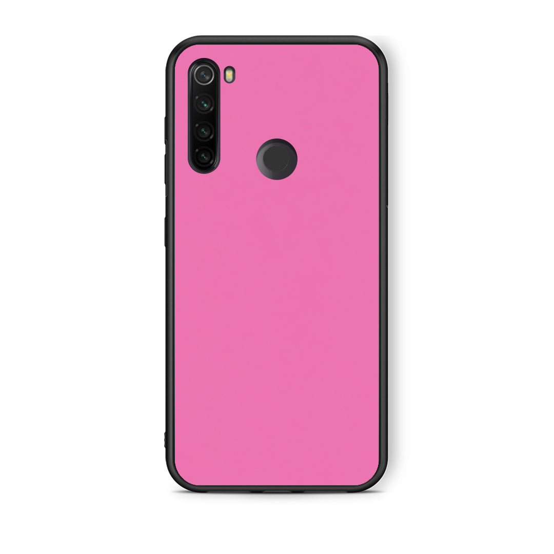 Θήκη Xiaomi Redmi Note 8T Rose Pink από τη Smartfits με σχέδιο στο πίσω μέρος και μαύρο περίβλημα | Xiaomi Redmi Note 8T Rose Pink case with colorful back and black bezels