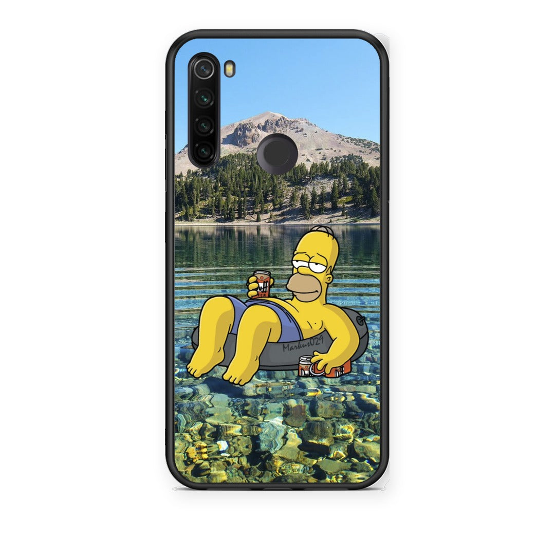 Θήκη Xiaomi Redmi Note 8T Summer Happiness από τη Smartfits με σχέδιο στο πίσω μέρος και μαύρο περίβλημα | Xiaomi Redmi Note 8T Summer Happiness case with colorful back and black bezels