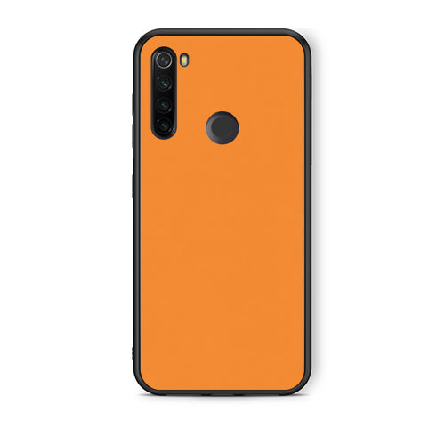 Θήκη Xiaomi Redmi Note 8T Tangerine Orange από τη Smartfits με σχέδιο στο πίσω μέρος και μαύρο περίβλημα | Xiaomi Redmi Note 8T Tangerine Orange case with colorful back and black bezels