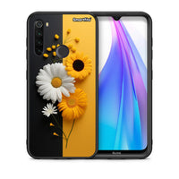 Thumbnail for Θήκη Xiaomi Redmi Note 8T Yellow Daisies από τη Smartfits με σχέδιο στο πίσω μέρος και μαύρο περίβλημα | Xiaomi Redmi Note 8 Yellow Daisies case with colorful back and black bezels