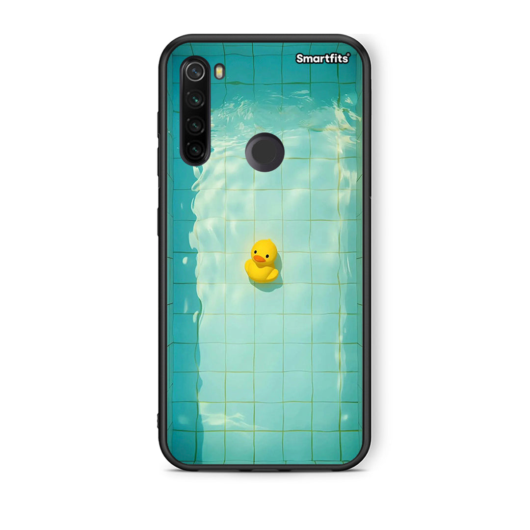 Xiaomi Redmi Note 8T Yellow Duck θήκη από τη Smartfits με σχέδιο στο πίσω μέρος και μαύρο περίβλημα | Smartphone case with colorful back and black bezels by Smartfits