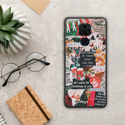 Christmas Happiness - Xiaomi Redmi Note 9 θήκη