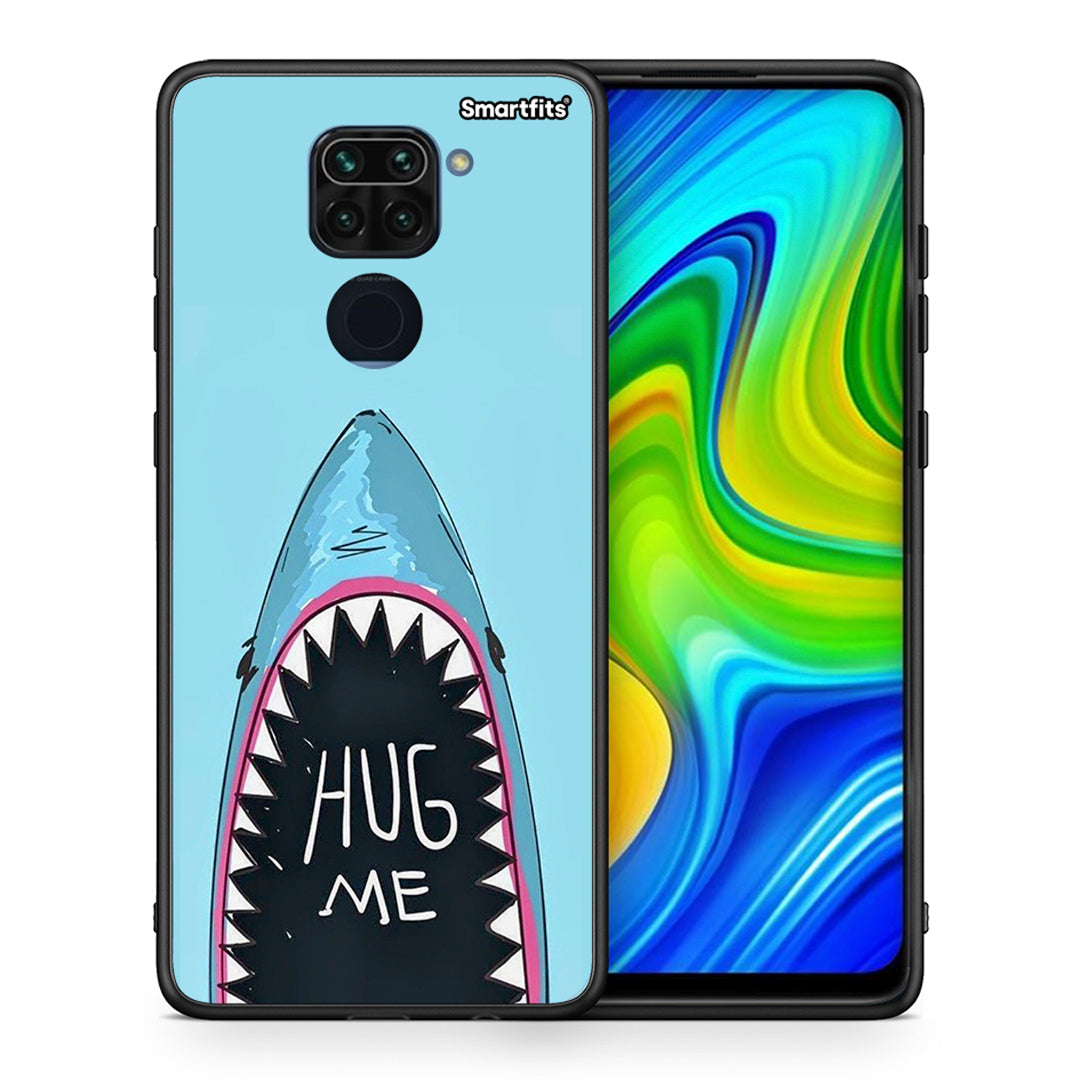 Θήκη Xiaomi Redmi Note 9 Hug Me από τη Smartfits με σχέδιο στο πίσω μέρος και μαύρο περίβλημα | Xiaomi Redmi Note 9 Hug Me case with colorful back and black bezels