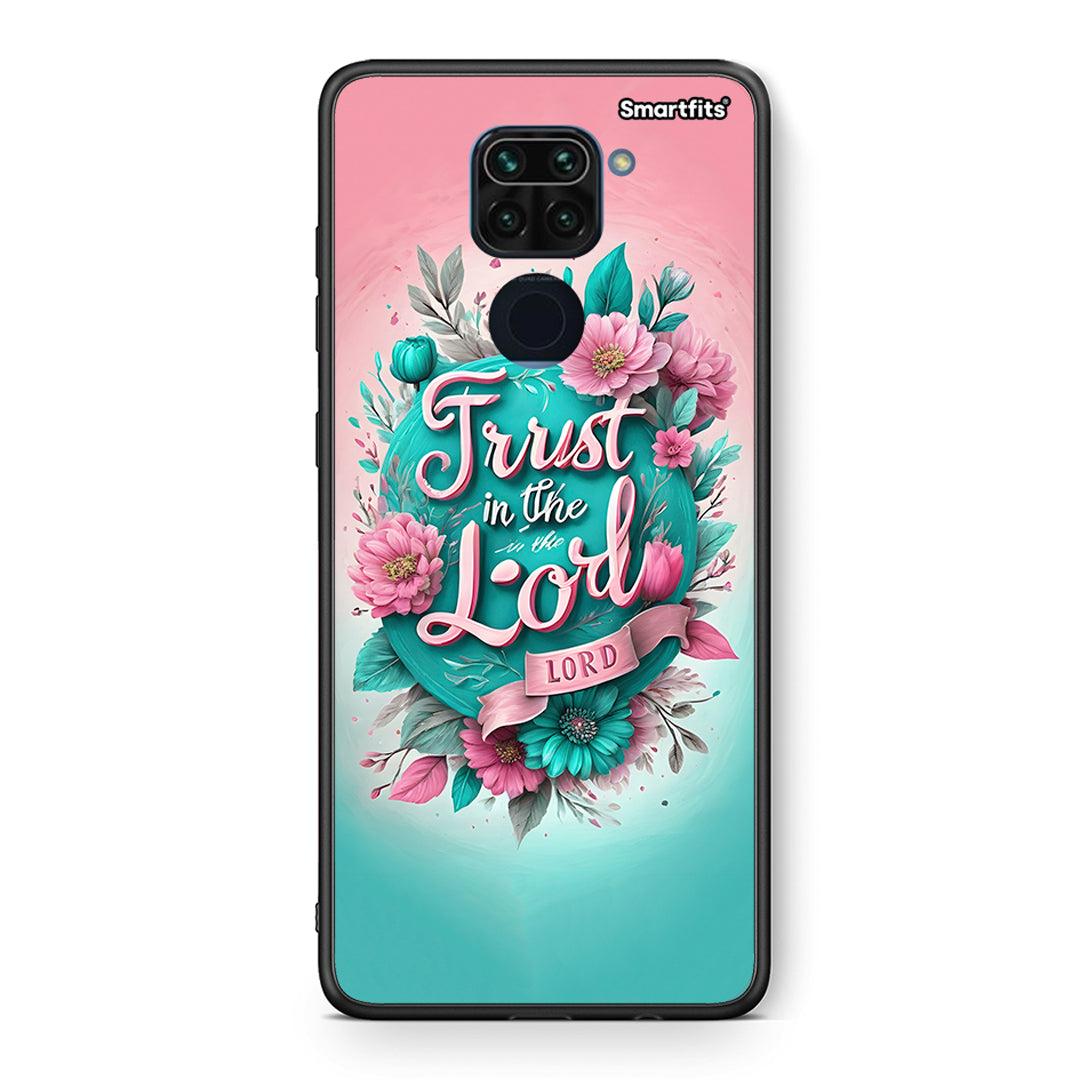 Θήκη Xiaomi Redmi Note 9 Lord Trust από τη Smartfits με σχέδιο στο πίσω μέρος και μαύρο περίβλημα | Xiaomi Redmi Note 9 Lord Trust case with colorful back and black bezels