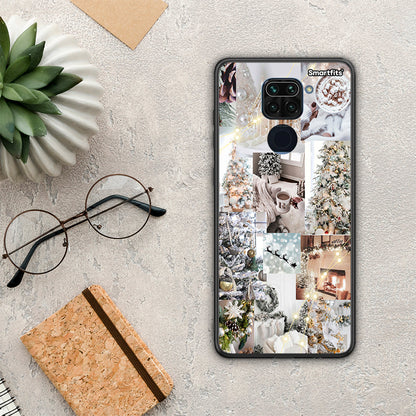 White Christmas - Xiaomi Redmi Note 9 θήκη