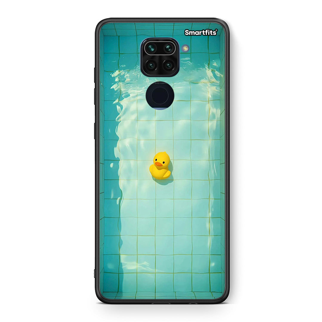 Θήκη Xiaomi Redmi Note 9 Yellow Duck από τη Smartfits με σχέδιο στο πίσω μέρος και μαύρο περίβλημα | Xiaomi Redmi Note 9 Yellow Duck case with colorful back and black bezels