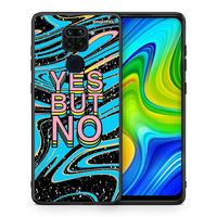 Thumbnail for Θήκη Xiaomi Redmi Note 9 Yes But No από τη Smartfits με σχέδιο στο πίσω μέρος και μαύρο περίβλημα | Xiaomi Redmi Note 9 Yes But No case with colorful back and black bezels