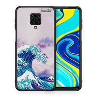 Thumbnail for Θήκη Xiaomi Redmi Note 9S / 9 Pro Blue Waves από τη Smartfits με σχέδιο στο πίσω μέρος και μαύρο περίβλημα | Xiaomi Redmi Note 9S / 9 Pro Blue Waves case with colorful back and black bezels