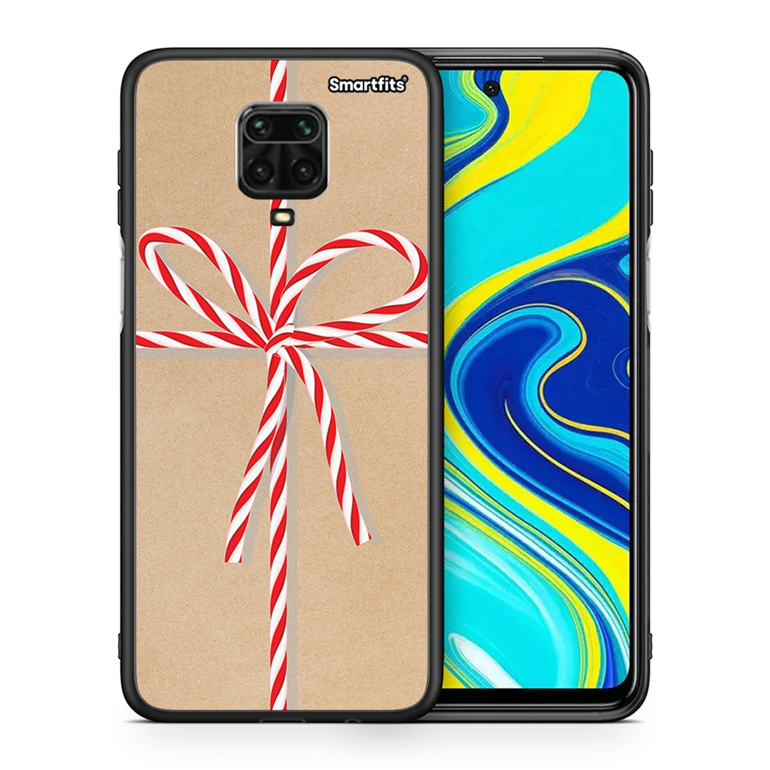 Θήκη Xiaomi Redmi Note 9S / 9 Pro Christmas Gift από τη Smartfits με σχέδιο στο πίσω μέρος και μαύρο περίβλημα | Xiaomi Redmi Note 9S / 9 Pro Christmas Gift case with colorful back and black bezels