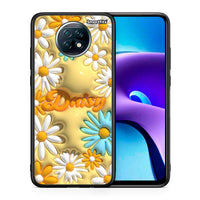 Thumbnail for Θήκη Xiaomi Redmi Note 9T Bubble Daisies από τη Smartfits με σχέδιο στο πίσω μέρος και μαύρο περίβλημα | Xiaomi Redmi Note 9T Bubble Daisies case with colorful back and black bezels