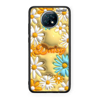 Thumbnail for Xiaomi Redmi Note 9T Bubble Daisies θήκη από τη Smartfits με σχέδιο στο πίσω μέρος και μαύρο περίβλημα | Smartphone case with colorful back and black bezels by Smartfits