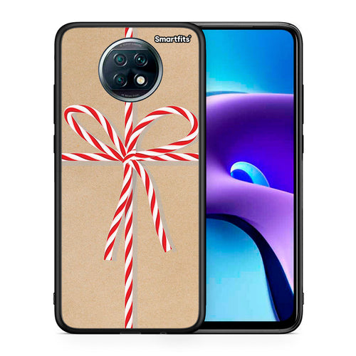 Θήκη Xiaomi Redmi Note 9T Christmas Gift από τη Smartfits με σχέδιο στο πίσω μέρος και μαύρο περίβλημα | Xiaomi Redmi Note 9T Christmas Gift case with colorful back and black bezels