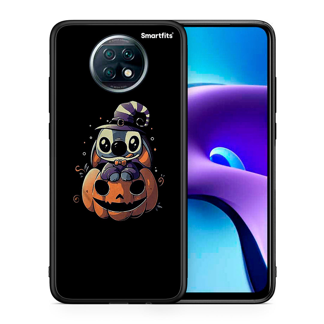 Θήκη Xiaomi Redmi Note 9T Halloween Stitch από τη Smartfits με σχέδιο στο πίσω μέρος και μαύρο περίβλημα | Xiaomi Redmi Note 9T Halloween Stitch case with colorful back and black bezels