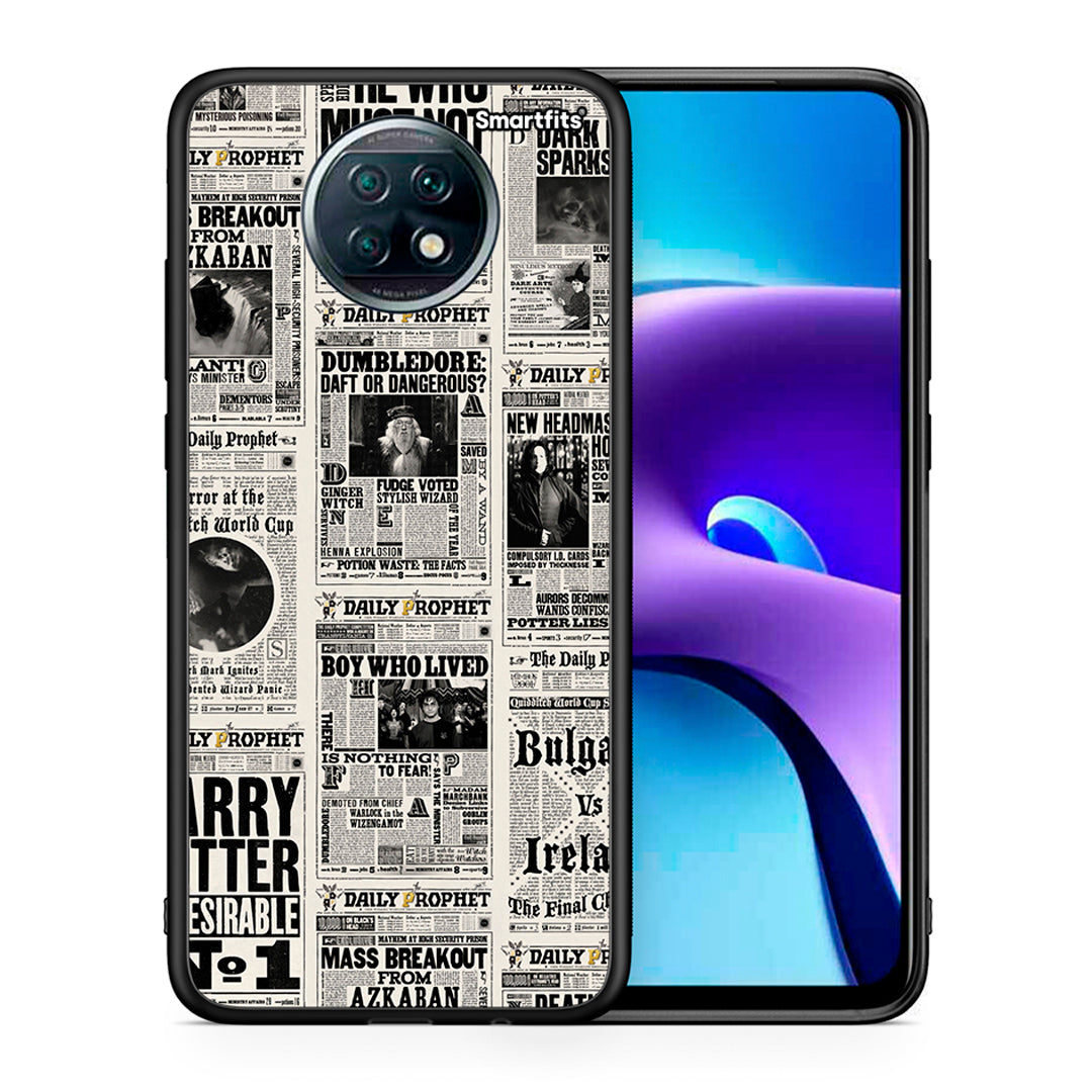Θήκη Xiaomi Redmi Note 9T Harry Paper από τη Smartfits με σχέδιο στο πίσω μέρος και μαύρο περίβλημα | Xiaomi Redmi Note 9T Harry Paper case with colorful back and black bezels