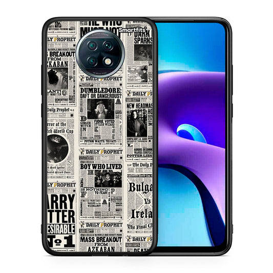 Θήκη Xiaomi Redmi Note 9T Harry Paper από τη Smartfits με σχέδιο στο πίσω μέρος και μαύρο περίβλημα | Xiaomi Redmi Note 9T Harry Paper case with colorful back and black bezels