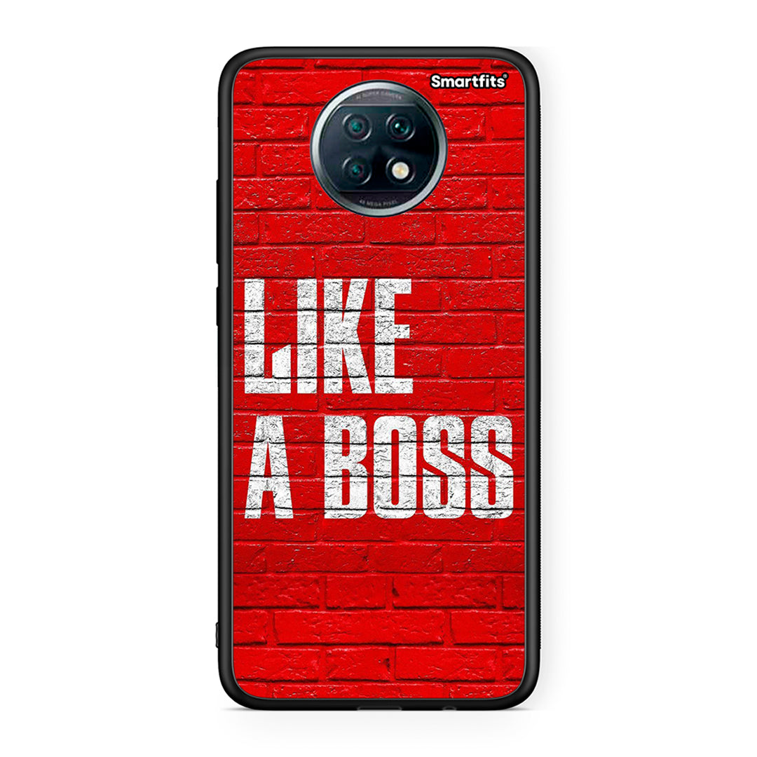 Xiaomi Redmi Note 9T Like A Boss θήκη από τη Smartfits με σχέδιο στο πίσω μέρος και μαύρο περίβλημα | Smartphone case with colorful back and black bezels by Smartfits