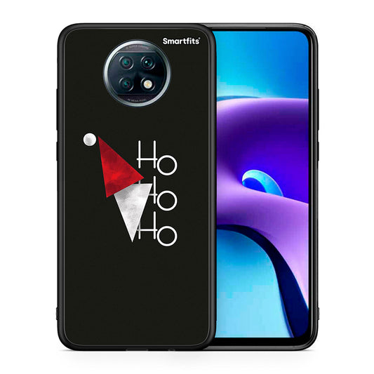 Θήκη Xiaomi Redmi Note 9T Minimal Christmas από τη Smartfits με σχέδιο στο πίσω μέρος και μαύρο περίβλημα | Xiaomi Redmi Note 9T Minimal Christmas case with colorful back and black bezels