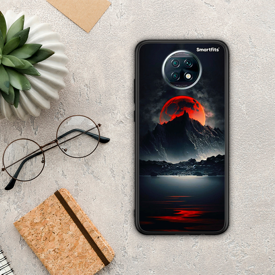 Red Full Moon - Xiaomi Redmi Note 9T θήκη