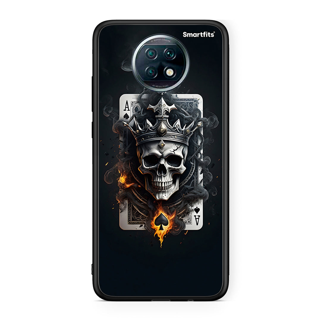Xiaomi Redmi Note 9T Skull King Ace θήκη από τη Smartfits με σχέδιο στο πίσω μέρος και μαύρο περίβλημα | Smartphone case with colorful back and black bezels by Smartfits