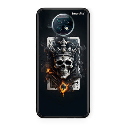 Xiaomi Redmi Note 9T Skull King Ace θήκη από τη Smartfits με σχέδιο στο πίσω μέρος και μαύρο περίβλημα | Smartphone case with colorful back and black bezels by Smartfits
