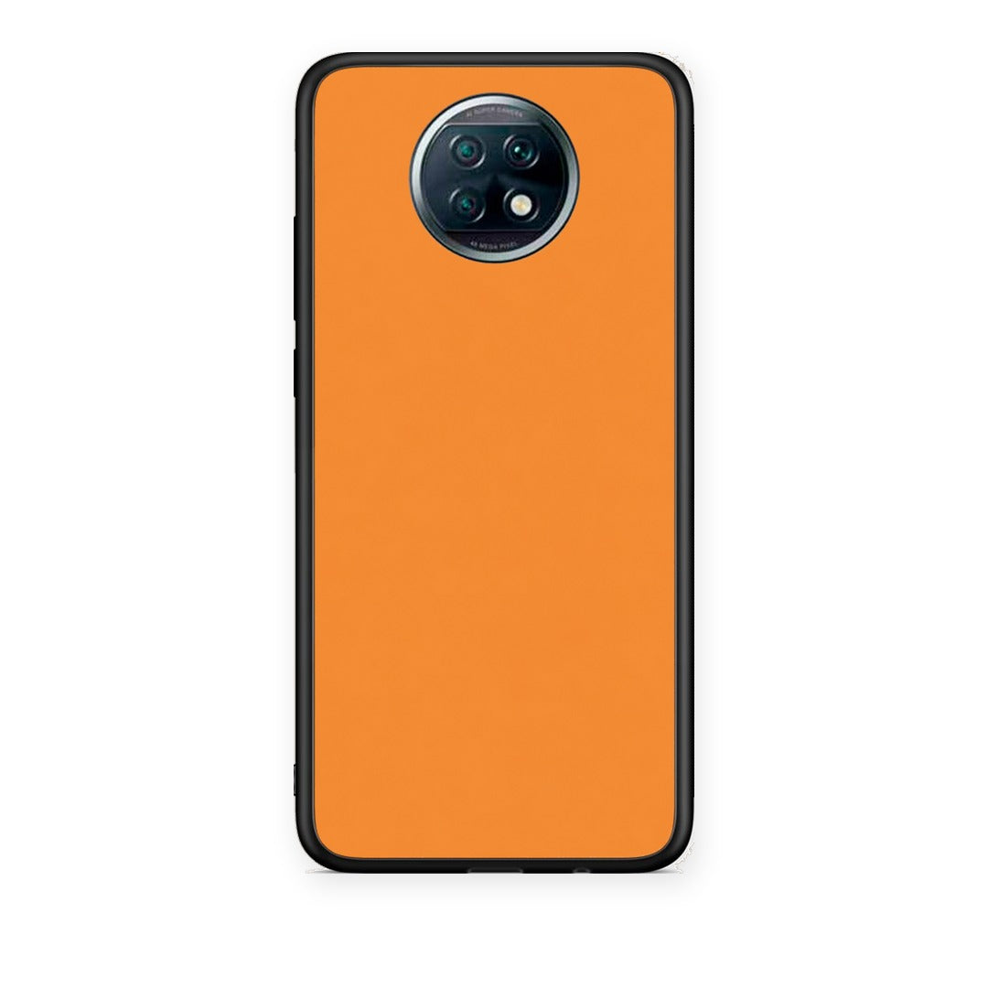 Θήκη Xiaomi Redmi Note 9T Tangerine Orange από τη Smartfits με σχέδιο στο πίσω μέρος και μαύρο περίβλημα | Xiaomi Redmi Note 9T Tangerine Orange case with colorful back and black bezels