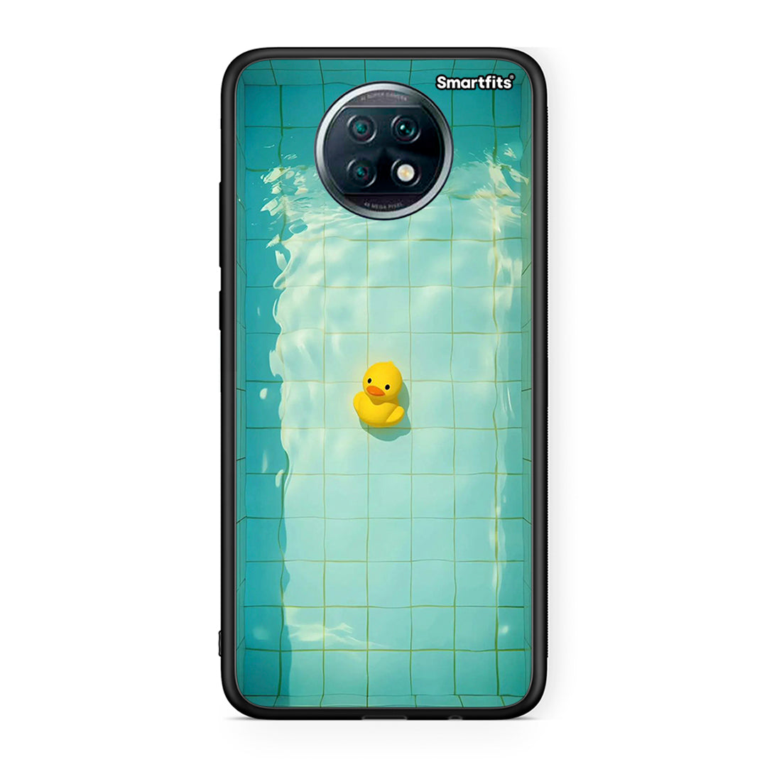 Xiaomi Redmi Note 9T Yellow Duck θήκη από τη Smartfits με σχέδιο στο πίσω μέρος και μαύρο περίβλημα | Smartphone case with colorful back and black bezels by Smartfits