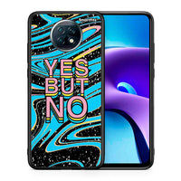 Thumbnail for Θήκη Xiaomi Redmi Note 9T Yes But No από τη Smartfits με σχέδιο στο πίσω μέρος και μαύρο περίβλημα | Xiaomi Redmi Note 9T Yes But No case with colorful back and black bezels