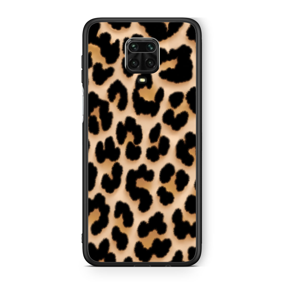 Θήκη Xiaomi Redmi Note 9S / 9 Pro / 9 Pro Max Leopard Print Tan Large από τη Smartfits με σχέδιο στο πίσω μέρος και μαύρο περίβλημα | Xiaomi Redmi Note 9S / 9 Pro / 9 Pro Max Leopard Print Tan Large case with colorful back and black bezels