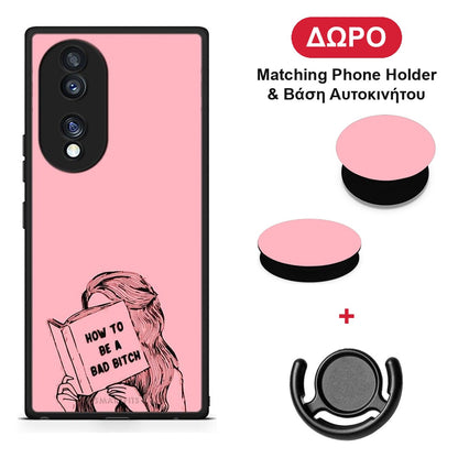 Bad Bitch - Honor 70 5G θήκη + Δώρο Phone Holder & Βάση Αυτοκινήτου