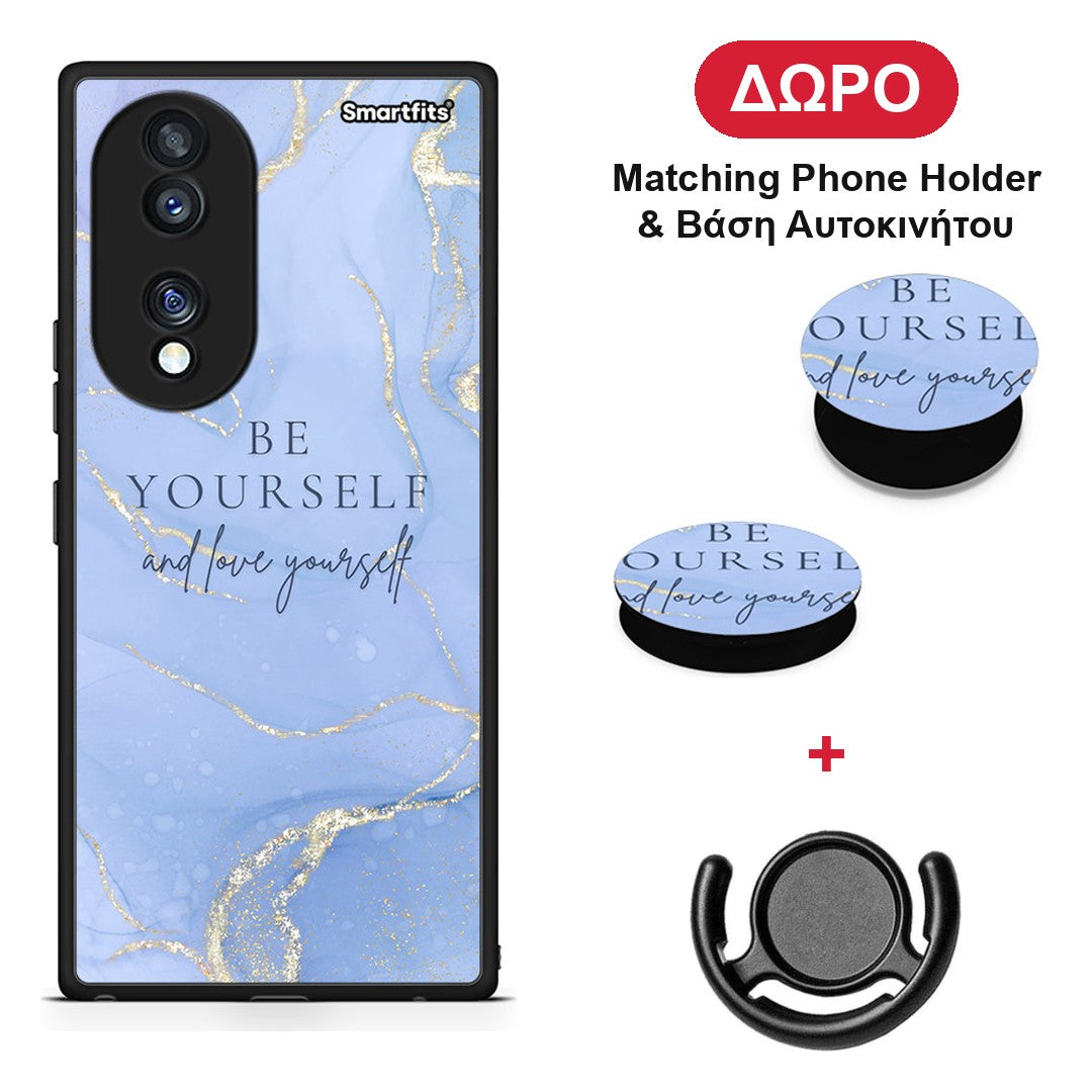 Be Yourself - Honor 70 5G θήκη + Δώρο Phone Holder & Βάση Αυτοκινήτου