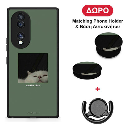 Bitch Surprise - Honor 70 5G θήκη + Δώρο Phone Holder & Βάση Αυτοκινήτου