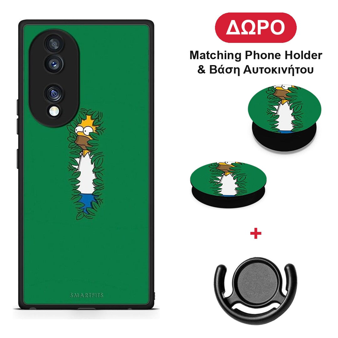 Bush Man - Honor 70 5G θήκη + Δώρο Phone Holder & Βάση Αυτοκινήτου