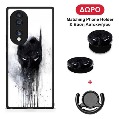 Hero Paint Bat - Honor 70 5G θήκη + Δώρο Phone Holder & Βάση Αυτοκινήτου