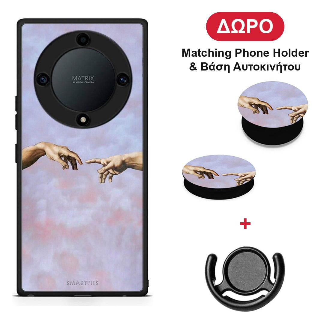 Adam Hand - Honor Magic5 Lite 5G / X9a θήκη + Δώρο Phone Holder & Βάση Αυτοκινήτου