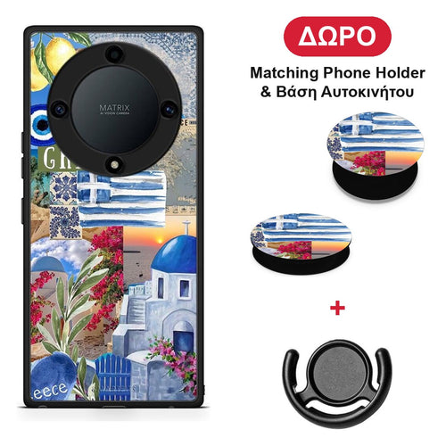 All Greek - Honor Magic5 Lite 5G / X9a θήκη + Δώρο Phone Holder & Βάση Αυτοκινήτου