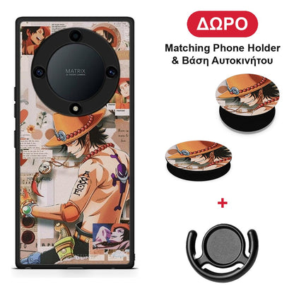 Anime Collage - Honor Magic5 Lite 5G / X9a θήκη + Δώρο Phone Holder & Βάση Αυτοκινήτου