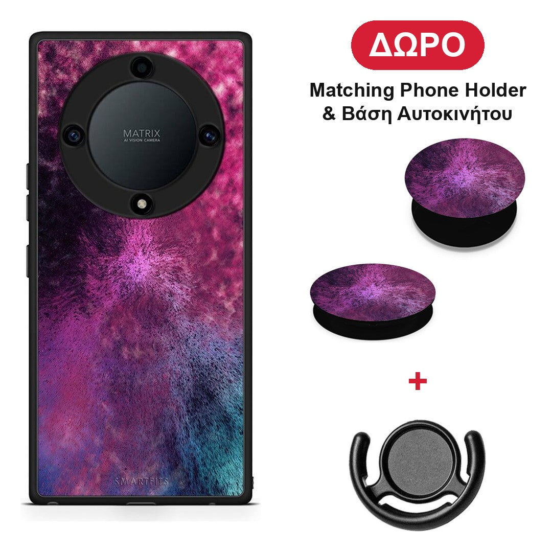 Galactic Aurora - Honor Magic5 Lite 5G / X9a θήκη + Δώρο Phone Holder & Βάση Αυτοκινήτου