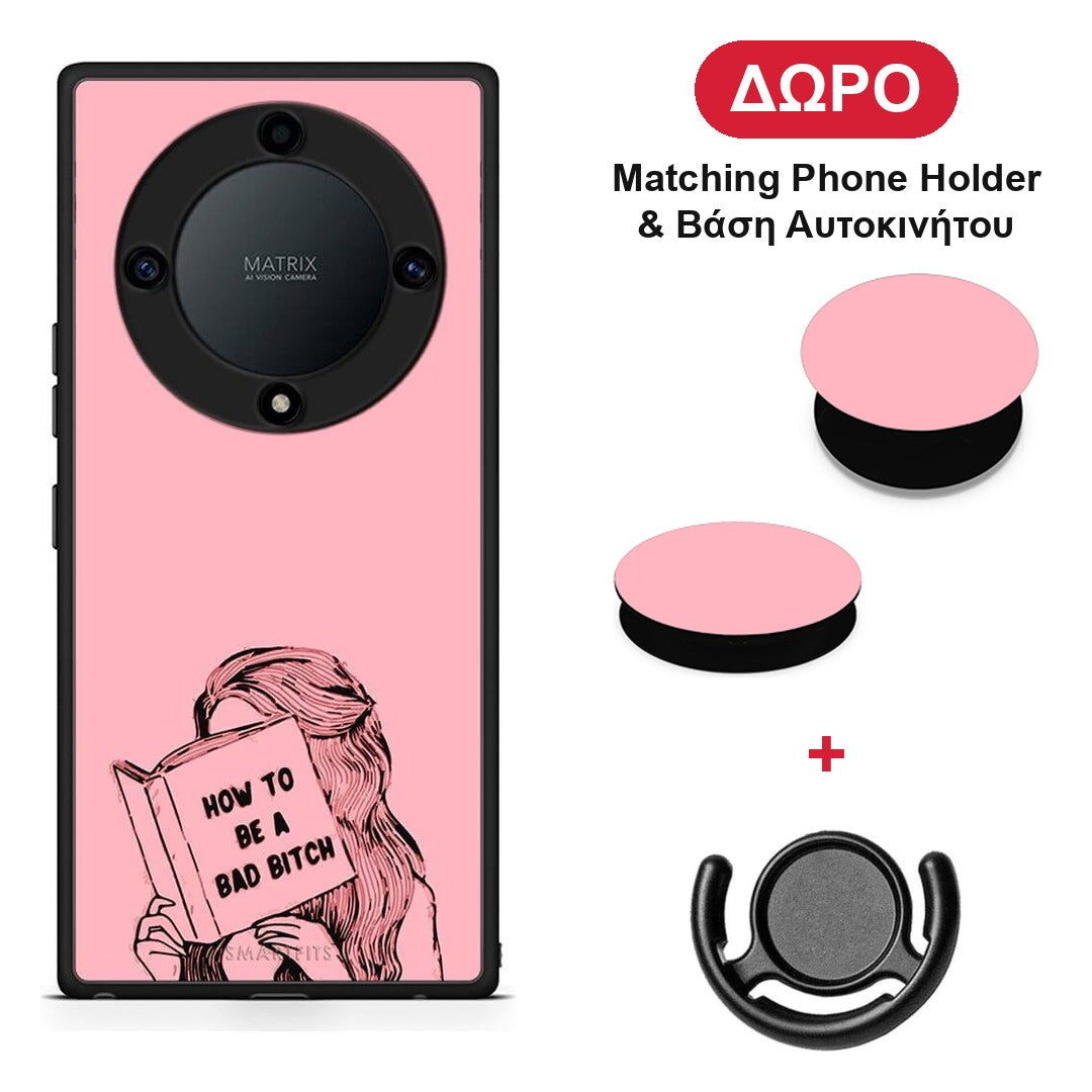 Bad Bitch - Honor Magic5 Lite 5G / X9a θήκη + Δώρο Phone Holder & Βάση Αυτοκινήτου
