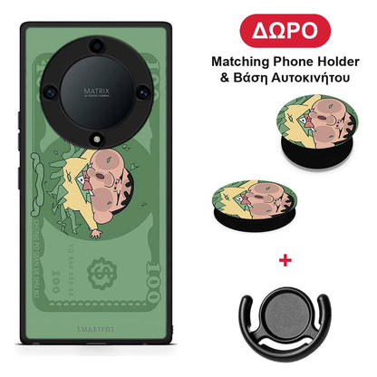 Big Money - Honor Magic5 Lite 5G / X9a θήκη + Δώρο Phone Holder & Βάση Αυτοκινήτου