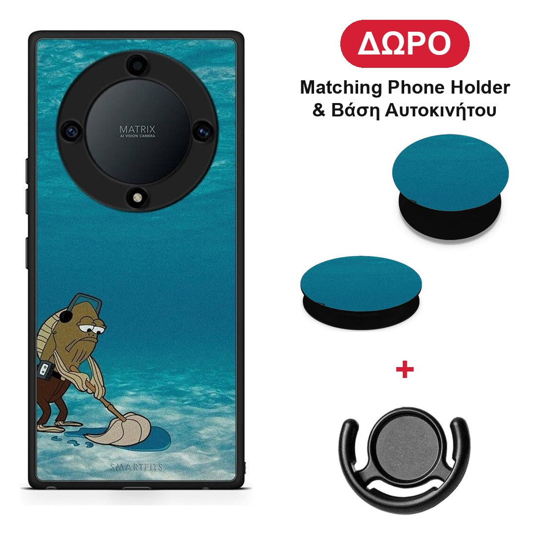 Clean The Ocean - Honor Magic5 Lite 5G / X9a θήκη + Δώρο Phone Holder & Βάση Αυτοκινήτου