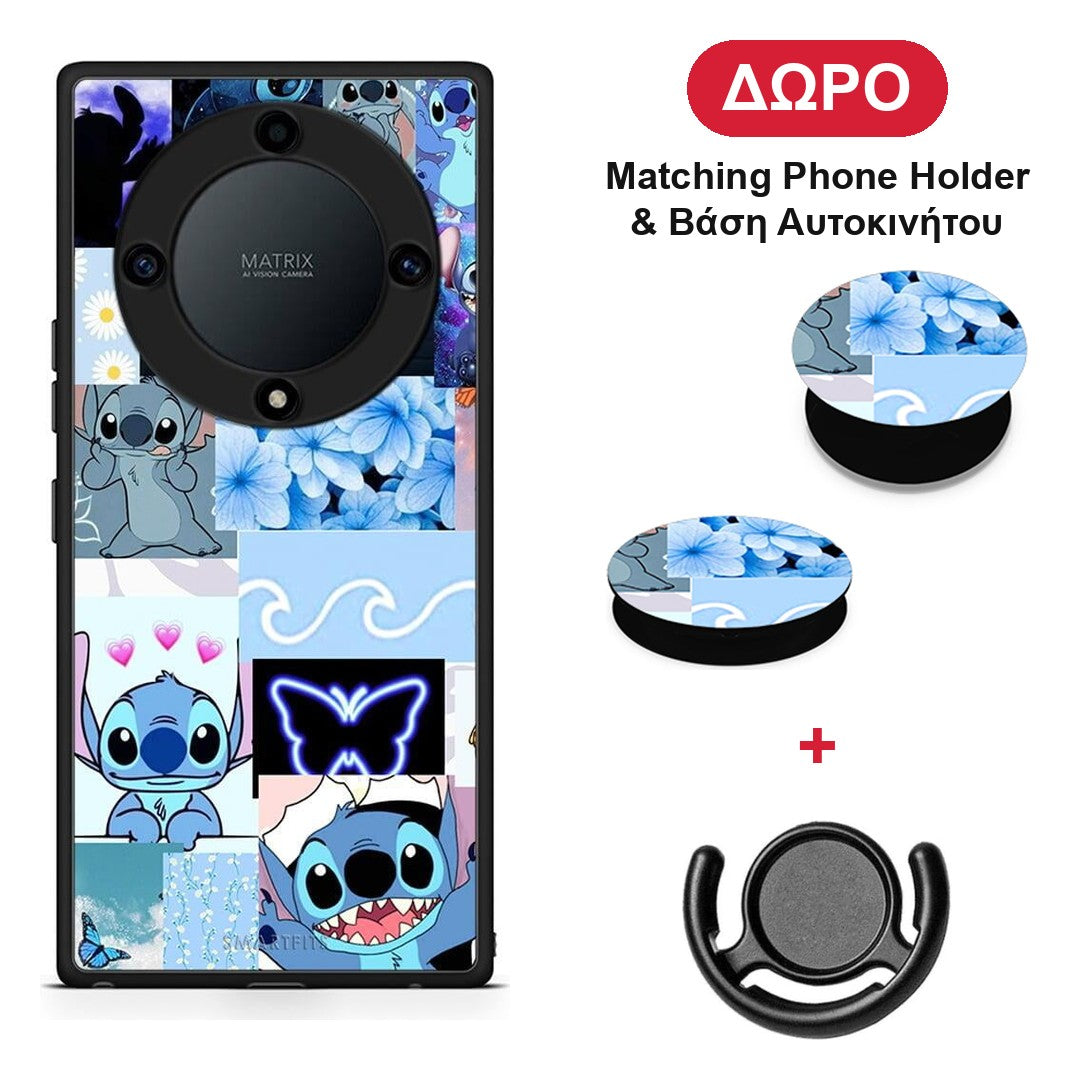 Collage Good Vibes - Honor Magic5 Lite 5G / X9a θήκη + Δώρο Phone Holder & Βάση Αυτοκινήτου