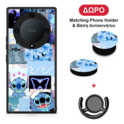 Collage Good Vibes - Honor Magic5 Lite 5G / X9a θήκη + Δώρο Phone Holder & Βάση Αυτοκινήτου