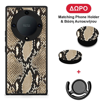 Animal Fashion Snake - Honor Magic5 Lite 5G / X9a θήκη + Δώρο Phone Holder & Βάση Αυτοκινήτου