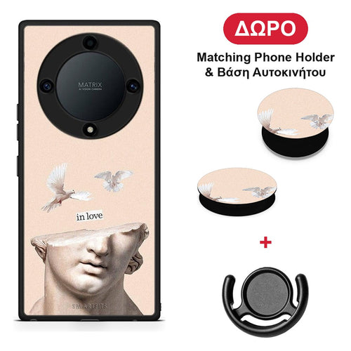 In Love - Honor Magic5 Lite 5G / X9a θήκη + Δώρο Phone Holder & Βάση Αυτοκινήτου